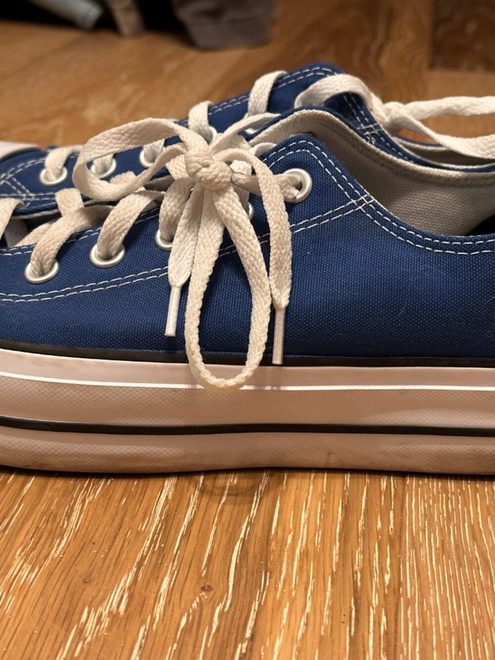 Converse Chuck Taylor All Star Platform Low Top Royal Blue Great Condition Women - Picture 5 of 8